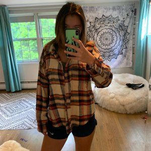 American Eagle multicolored flannel